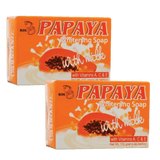 RDL Papaya Brightening Soap with milk - 135g x 2 Pcs