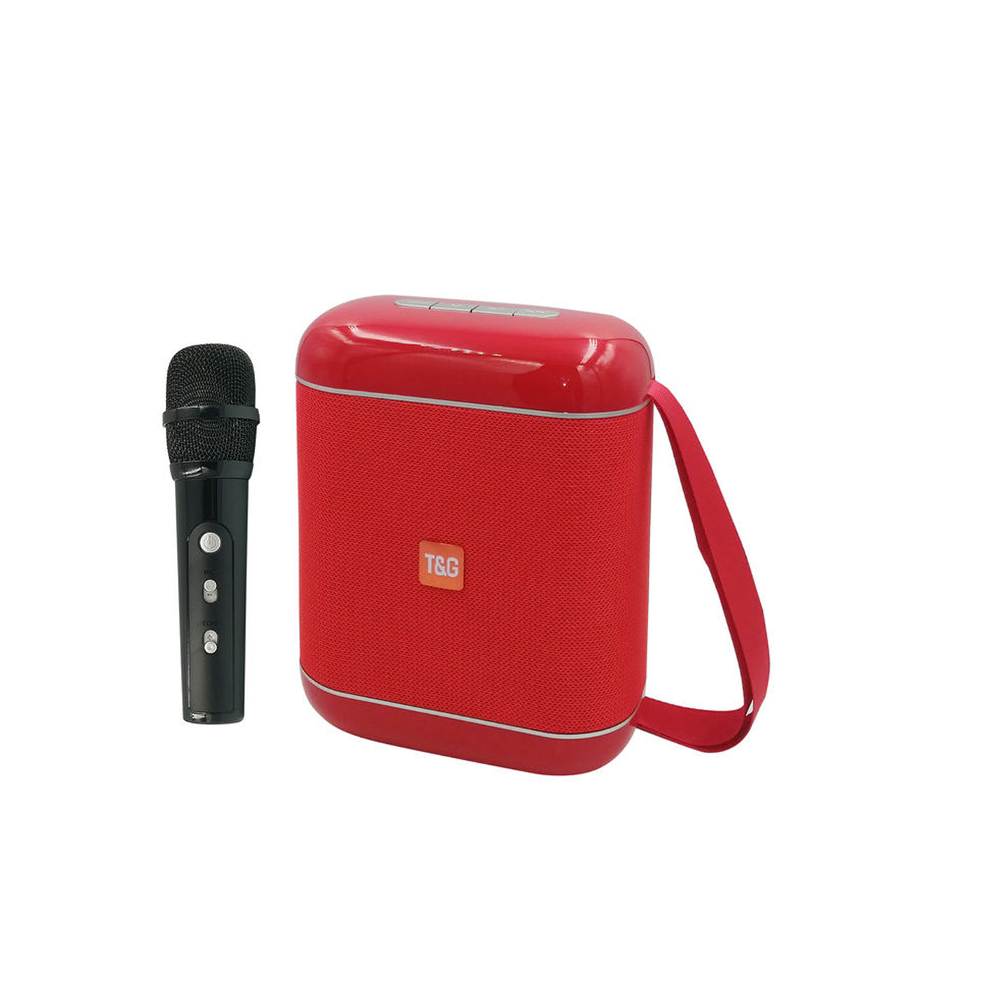 Portable Wireless Speaker with Microphone & Carry Strap - TG523K