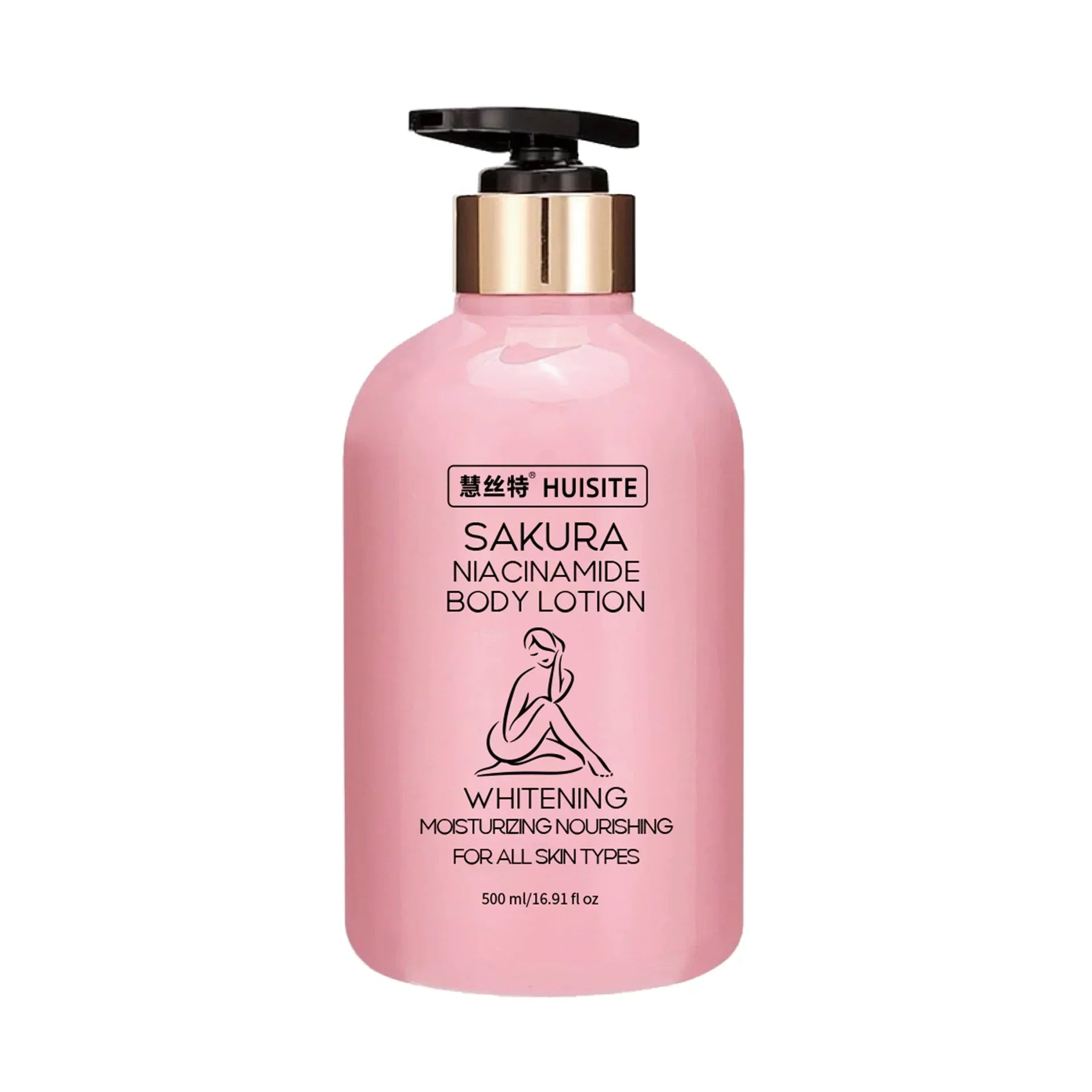HUISITE Sakura Niacinamide Body Lotion - 500ml
