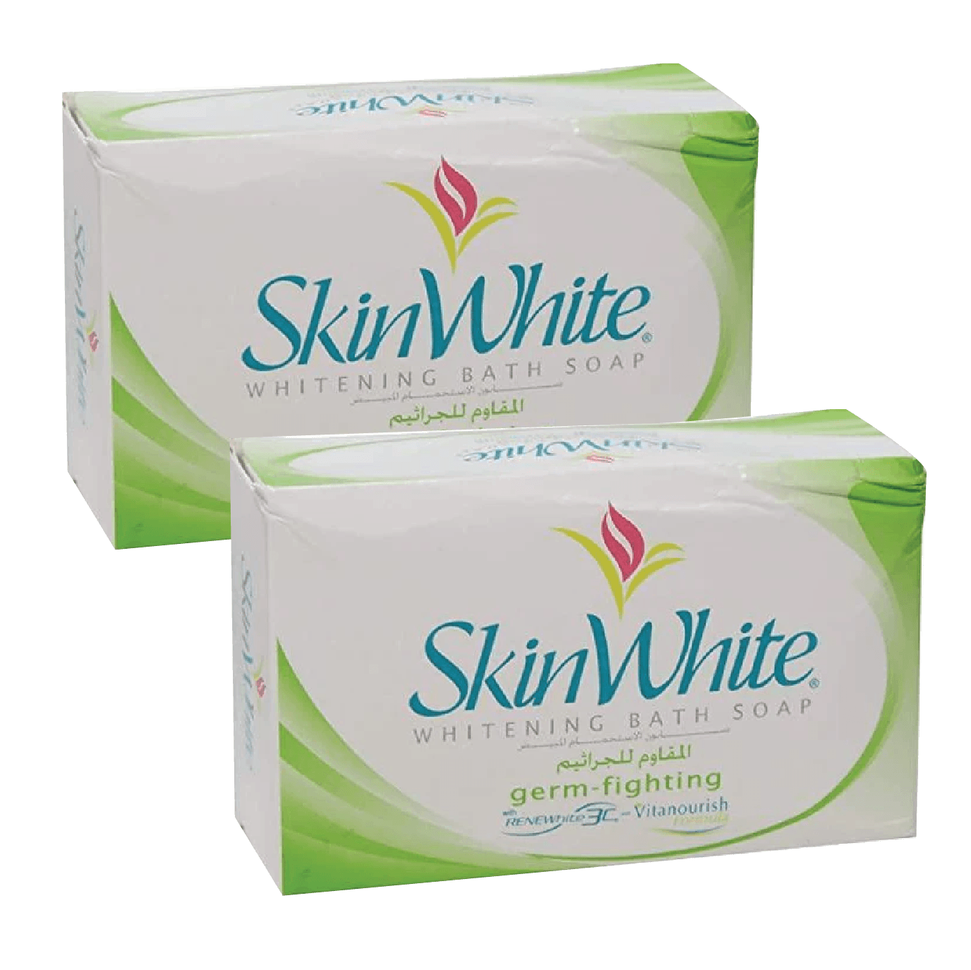 SkinWhite Brightening Bath Soap Germ Fighting 135g x 2 Pcs