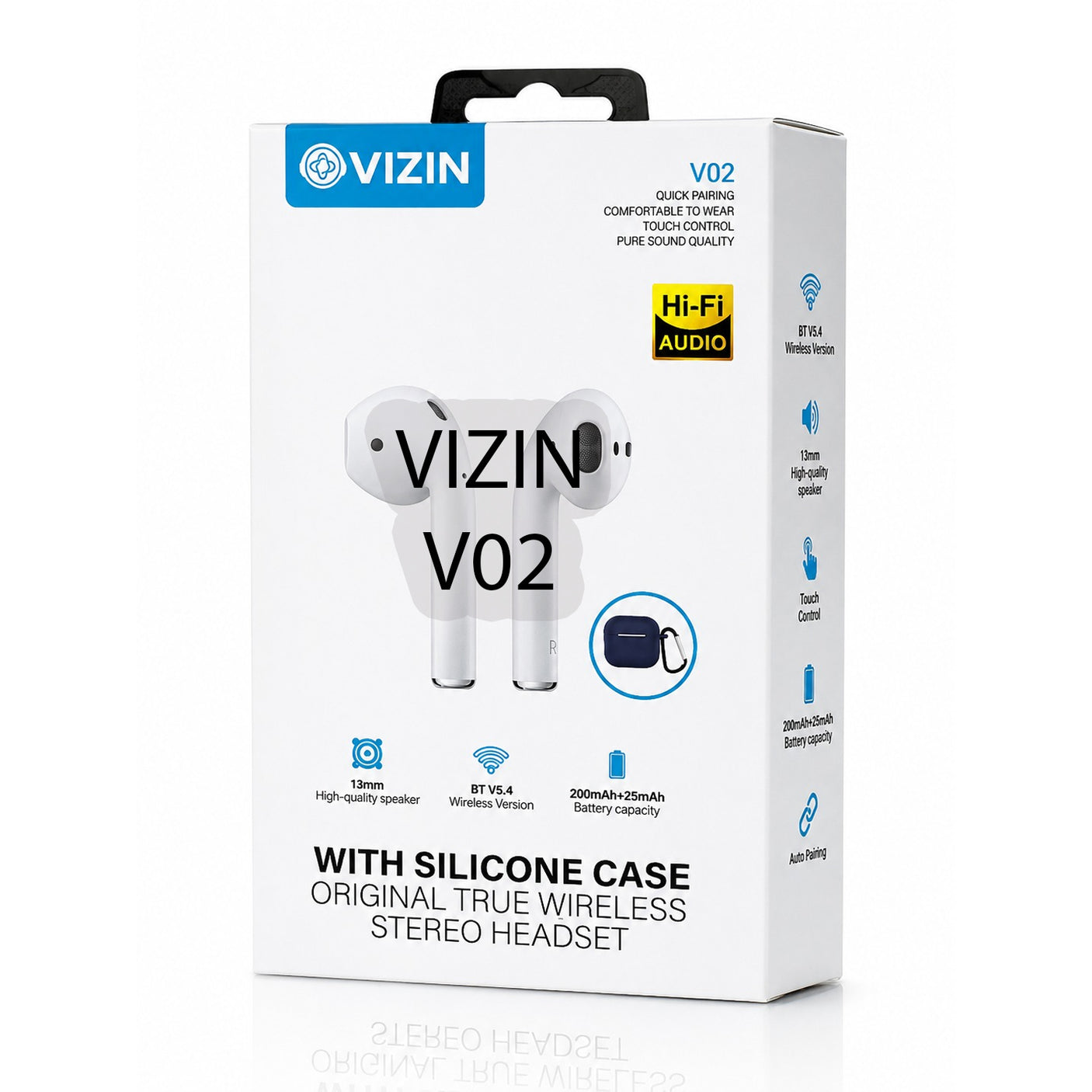 VIZIN Original TWS with Silicone Case - V02