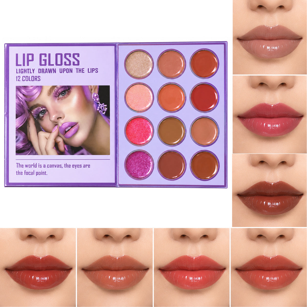 Uratm 34 Shades Complete Makeup Kit - U008