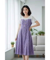 Women's Korean Style Polka Dot Casual Dress