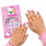 Hello Cutie Kids Cartoon Nail Art 12 Pack -  5008