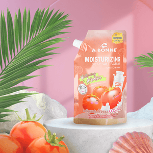 A Bonne Moisturizing Silky Salt Scrub Tomato & Milk - 350g - Pinoyhyper