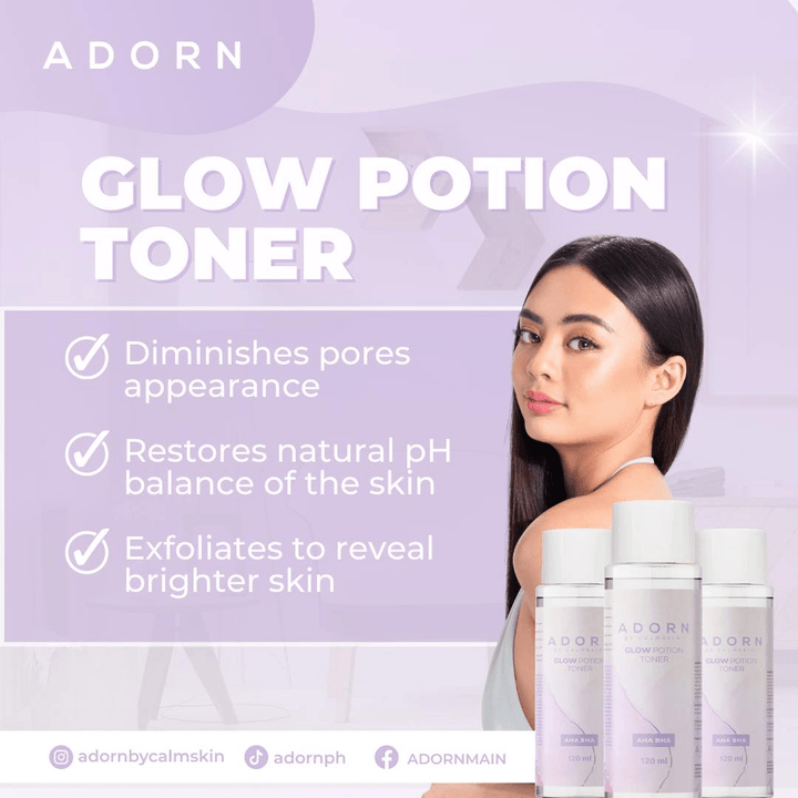 Adorn Glow Potion Toner - 120ml - Pinoyhyper