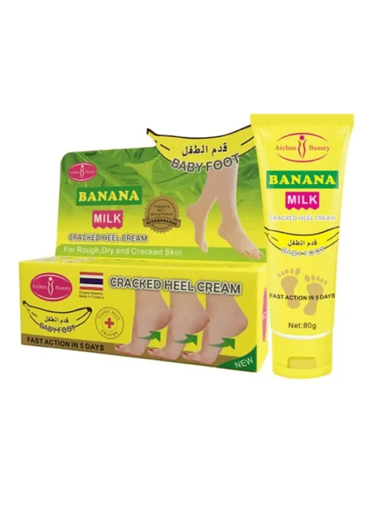 Aichun Beauty Banana Milk Cracked Heel Foot Repair Cream - 80g - Pinoyhyper