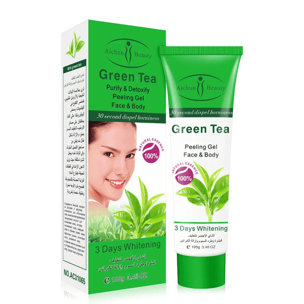 Aichun Beauty Green Tea Peeling Gel Face & Body - 100g - Pinoyhyper
