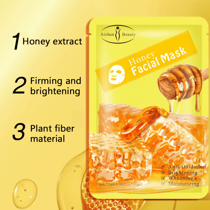 Aichun Beauty Honey Facial Mask - 3pcs - Pinoyhyper