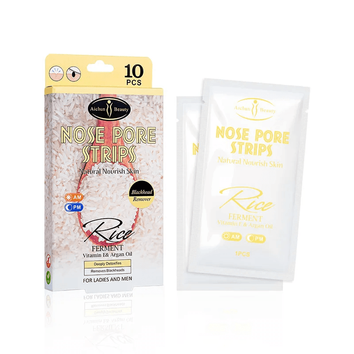 Aichun Beauty Nose Pore Rice Strips - 10Pcs - Pinoyhyper