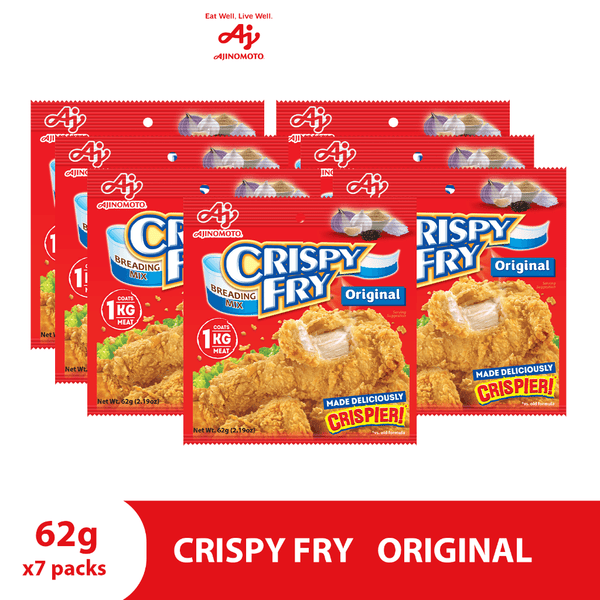 Ajinomoto Crispy Fry Original Breading Mix - 7Pcs × 62g (Offer) - Pinoyhyper