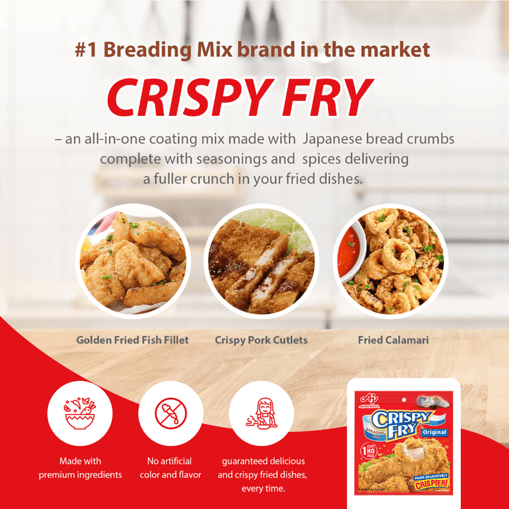 Ajinomoto Crispy Fry Original Breading Mix - 7Pcs × 62g (Offer) - Pinoyhyper