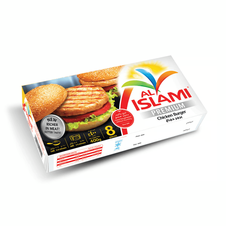 Al Islami Chicken Burger 2pcs x 400g - Pinoyhyper
