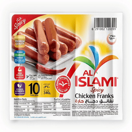 Al Islami Spicy Chicken Franks - 340g - Pinoyhyper