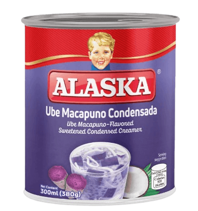 Alaska Ube Macapuno Condensada - 380g - Pinoyhyper