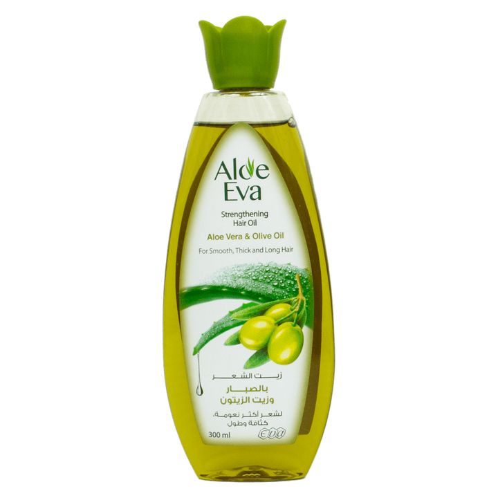 Aloe Eva Strengthening Hair Oil Aloe Vera & Olive Oil - 300ml - Pinoyhyper