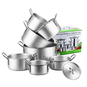 Aluminium Cooking Pot - 7 Pcs - Pinoyhyper