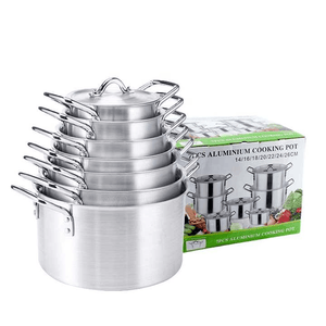 Aluminium Cooking Pot - 7 Pcs - Pinoyhyper