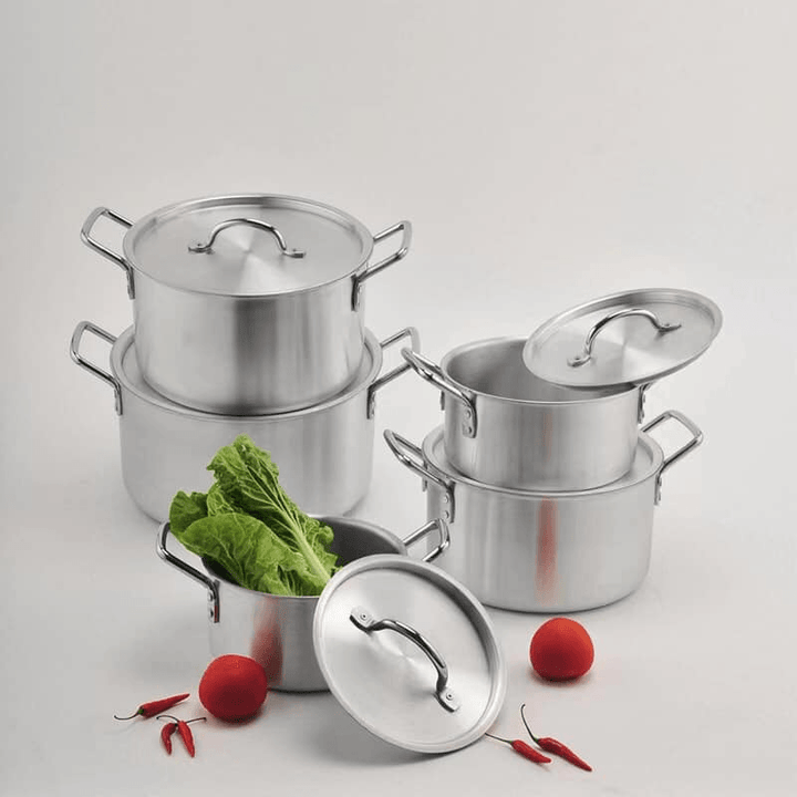 Aluminium Cooking Pot - 7 Pcs - Pinoyhyper