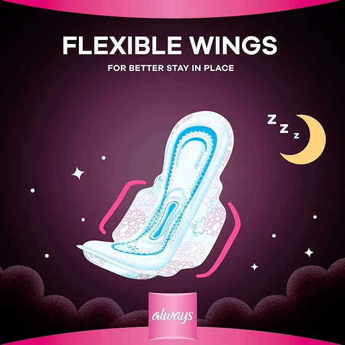 Always Breathable Soft Maxi Thick Night Sanitary Pads - 48Pcs - Pinoyhyper