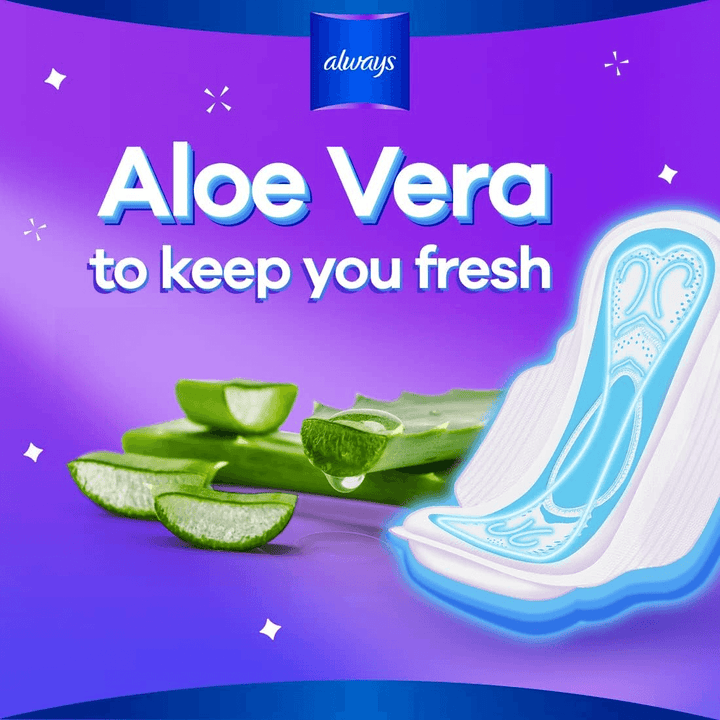 Always Cool & Dry No Heat Feel Maxi Thick Large Sanitary Pads - 60 Pads - Pinoyhyper