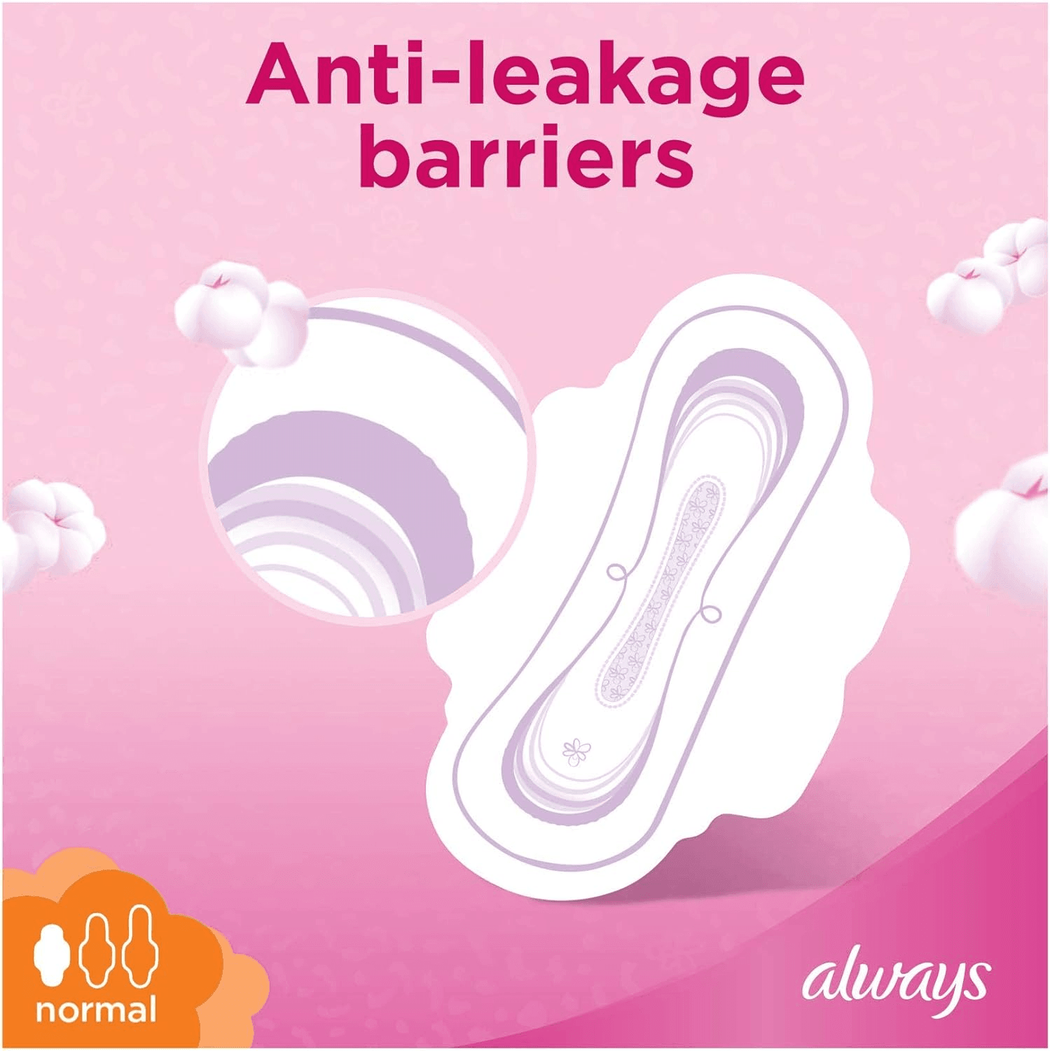 Always Cottony Soft Ultra Thin Normal Sanitary Pads - 20 Pcs - Pinoyhyper