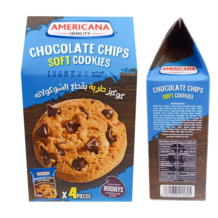 Americana Chocolate Chips Soft Cookies - 40g x 4Pcs - Pinoyhyper