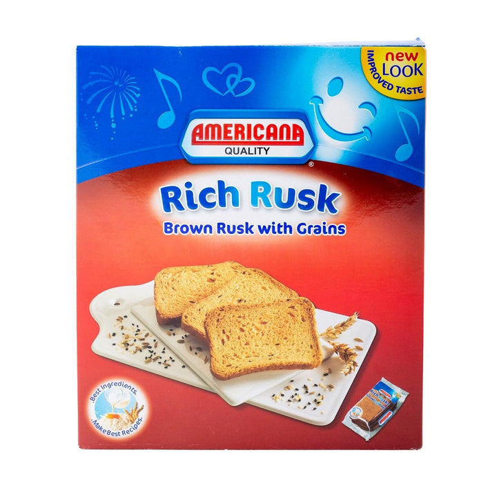 Americana Rich Brown Rusk With Grains - 385g - Pinoyhyper