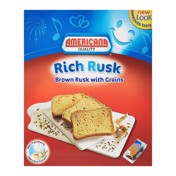 Americana Rich Brown Rusk With Grains - 385g - Pinoyhyper