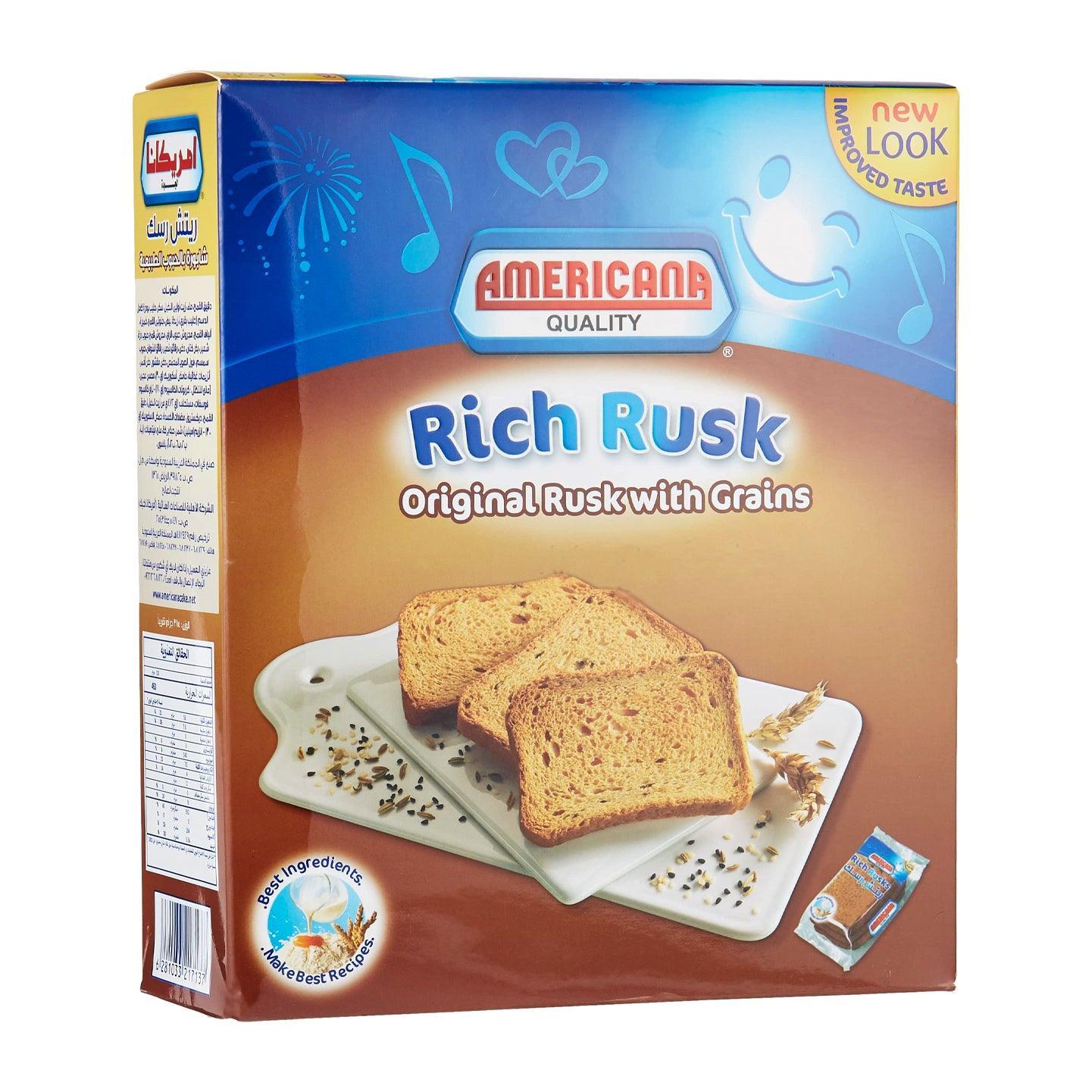 Tenceeck Rusk Americana Rich Original Rusk With Grains - 385g – Pinoyhyper
