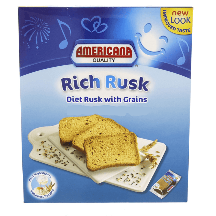 Americana Rich Rusk Diet With Grains - 385g - Pinoyhyper