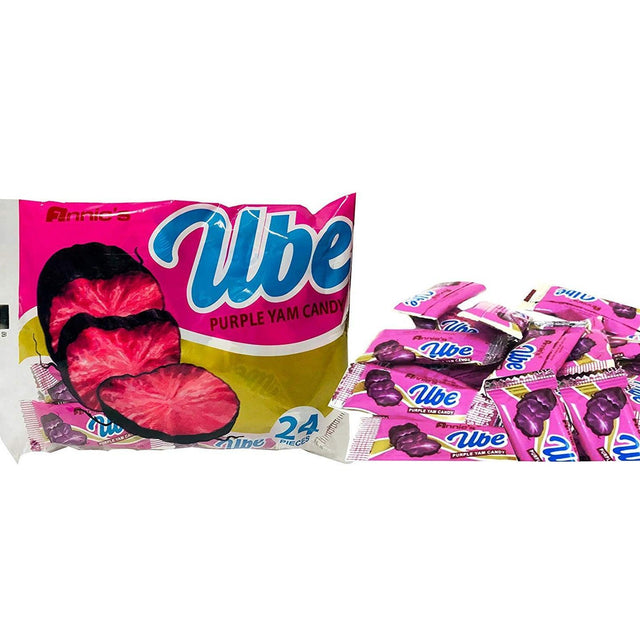 Annie's Ube Purple Yam Candy 24 pcs - 145g - Pinoyhyper