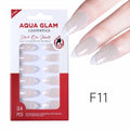 Aqua Glam Nails - Stick On Nails (F Series) - 24 Pcs - F11 - Pinoyhyper