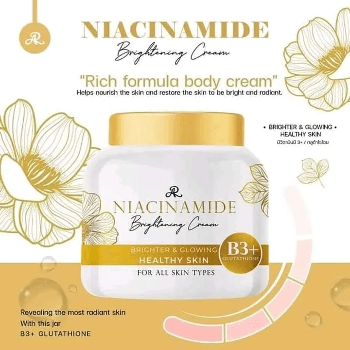 AR Niacinamide Brightening Cream For Face & Body - 200ml - Pinoyhyper