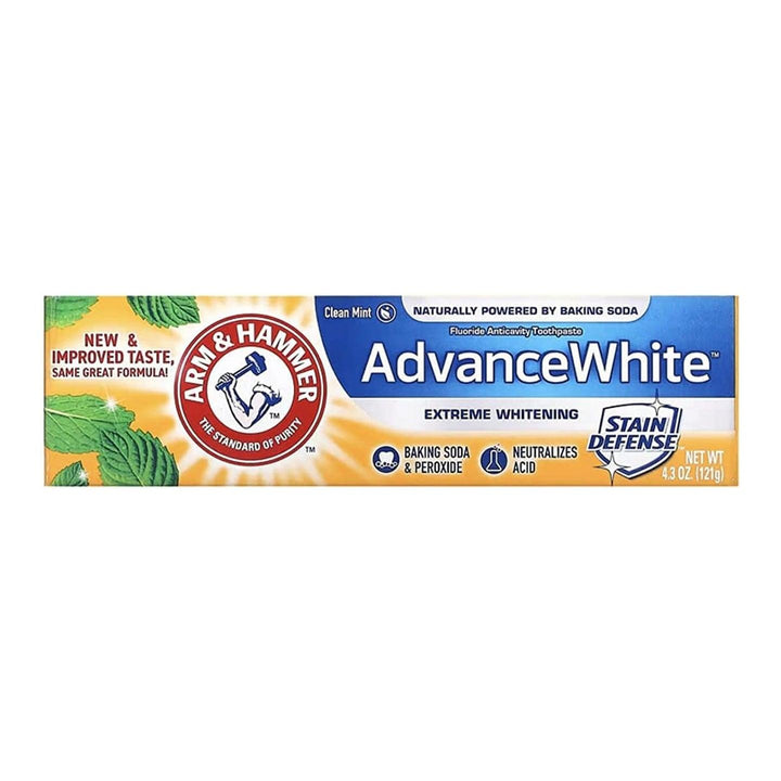 Arm & Hammer Advanced White Clean Mint Toothpaste - 121g - Pinoyhyper