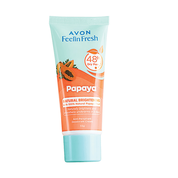 Avon Feelin Fresh Papaya Anti-Perspirant Deo Cream - 55g - Pinoyhyper