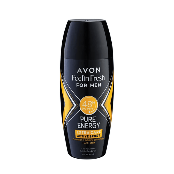 Avon Feelin Fresh Pure Energy Anti-Perspirant Roll-On Deo - 40ml - Pinoyhyper
