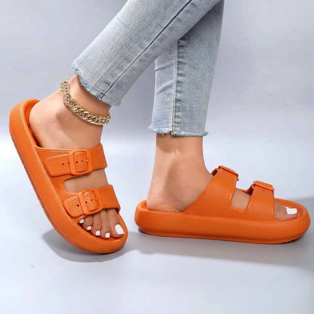 High Quality Cloud Cushion Anti-Slip Fashion Slippers L863-17
