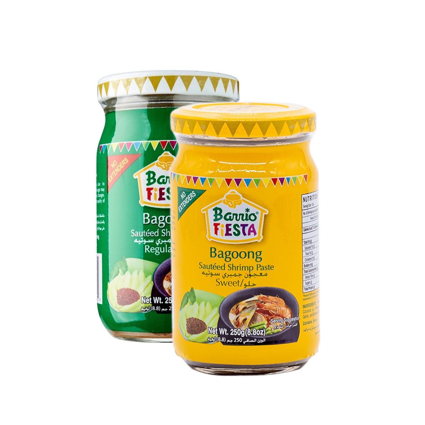 Barrio Fiesta Sauteed Shrimp Paste Regular + Sweet - 250gm (1+1) Offer - Pinoyhyper