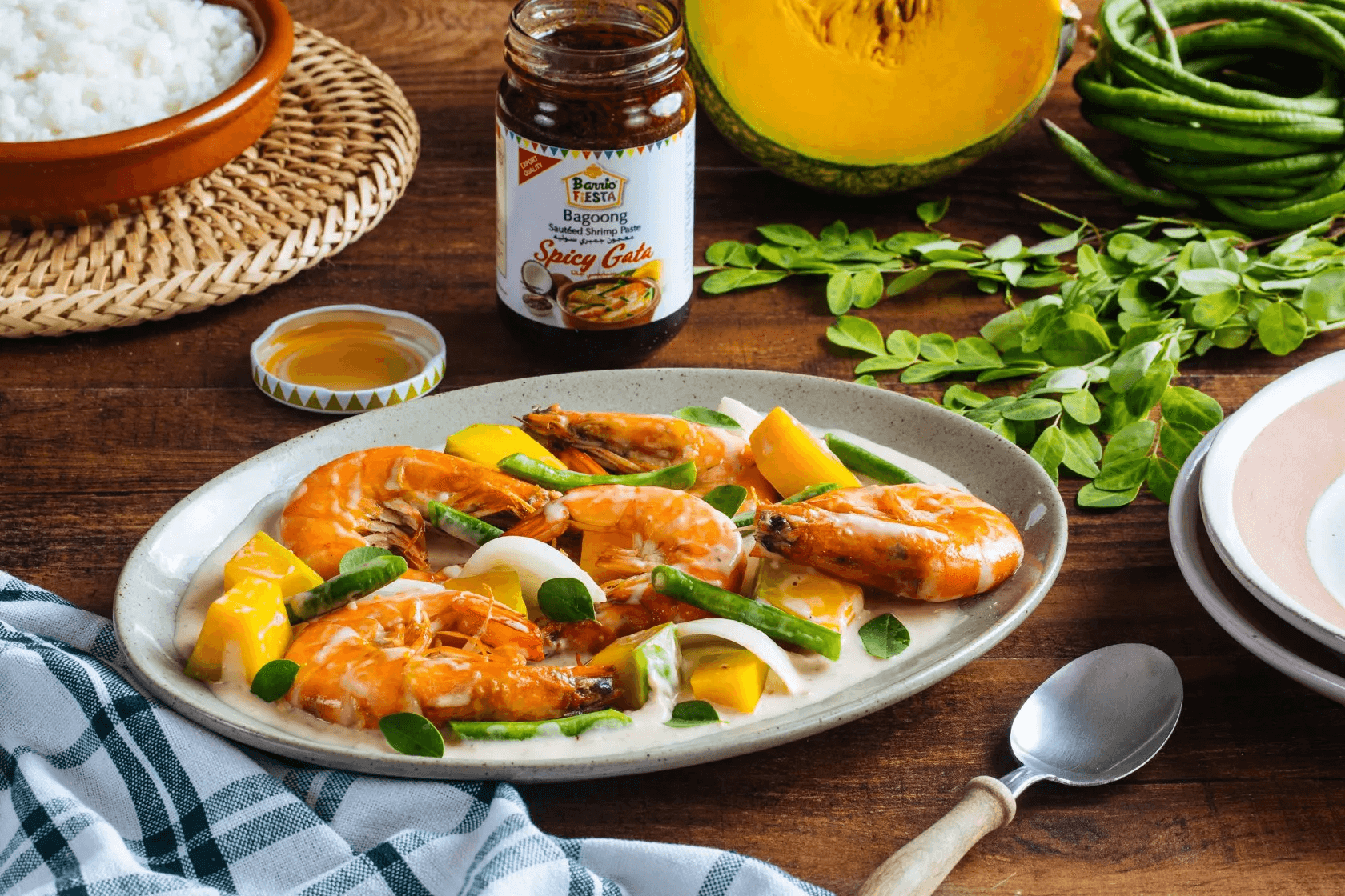 Barrio Fiesta Sauteed Shrimp Paste Spicy Gata - 250g - Pinoyhyper