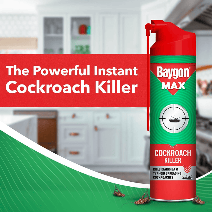 Baygon Max Cockroach Killer Spray - 400ml - Pinoyhyper