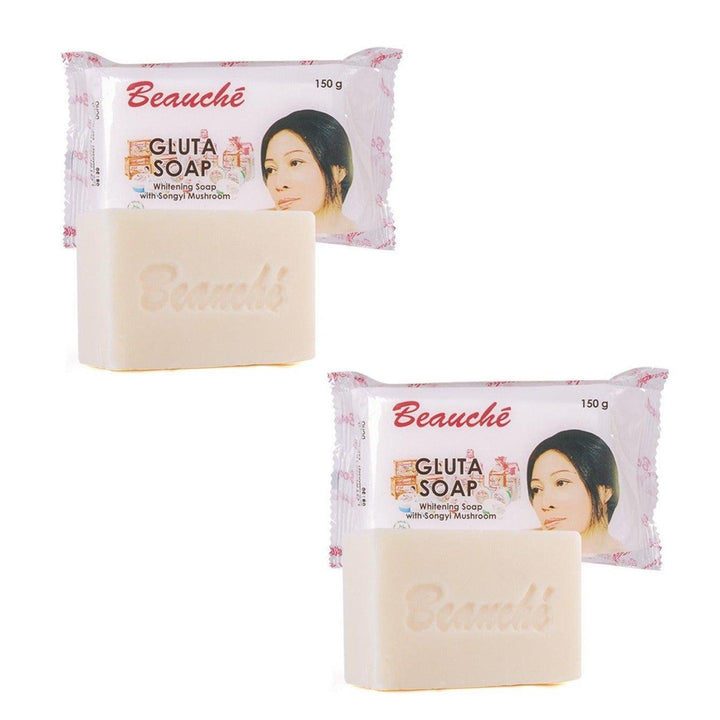 Beauche Gluta Whitening Soap With Songyi Mushroom - 150g (1+1) Offer - Pinoyhyper