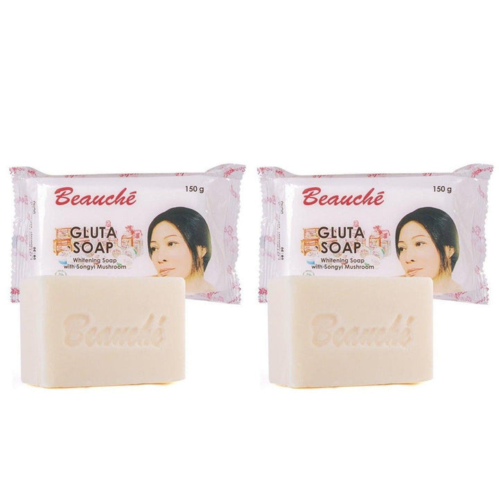 Beauche Gluta Whitening Soap With Songyi Mushroom - 150g (1+1) Offer - Pinoyhyper