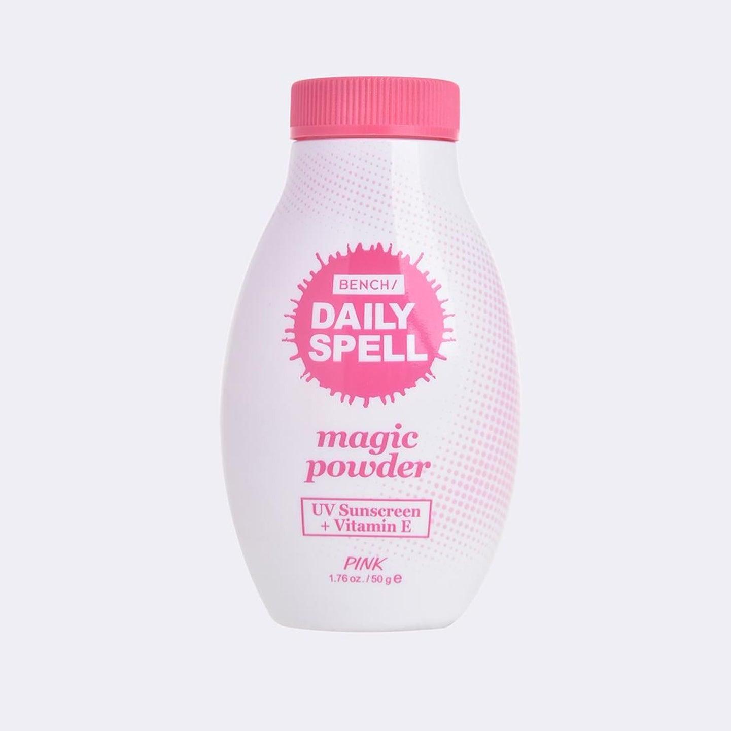 Bench Daily Spell UV Sunscreen + Vit E Magic Powder Pink - 50g – Pinoyhyper