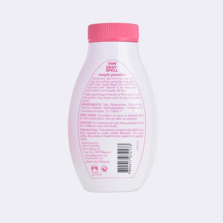 Bench Daily Spell UV Sunscreen + Vit E Magic Powder Pink - 50g - Pinoyhyper