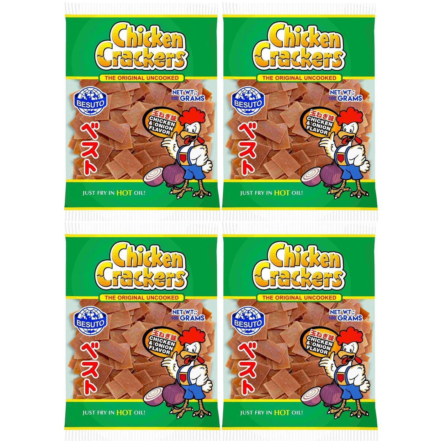 Besuto Chicken Crackers -100gm (3+1) Offer - Pinoyhyper
