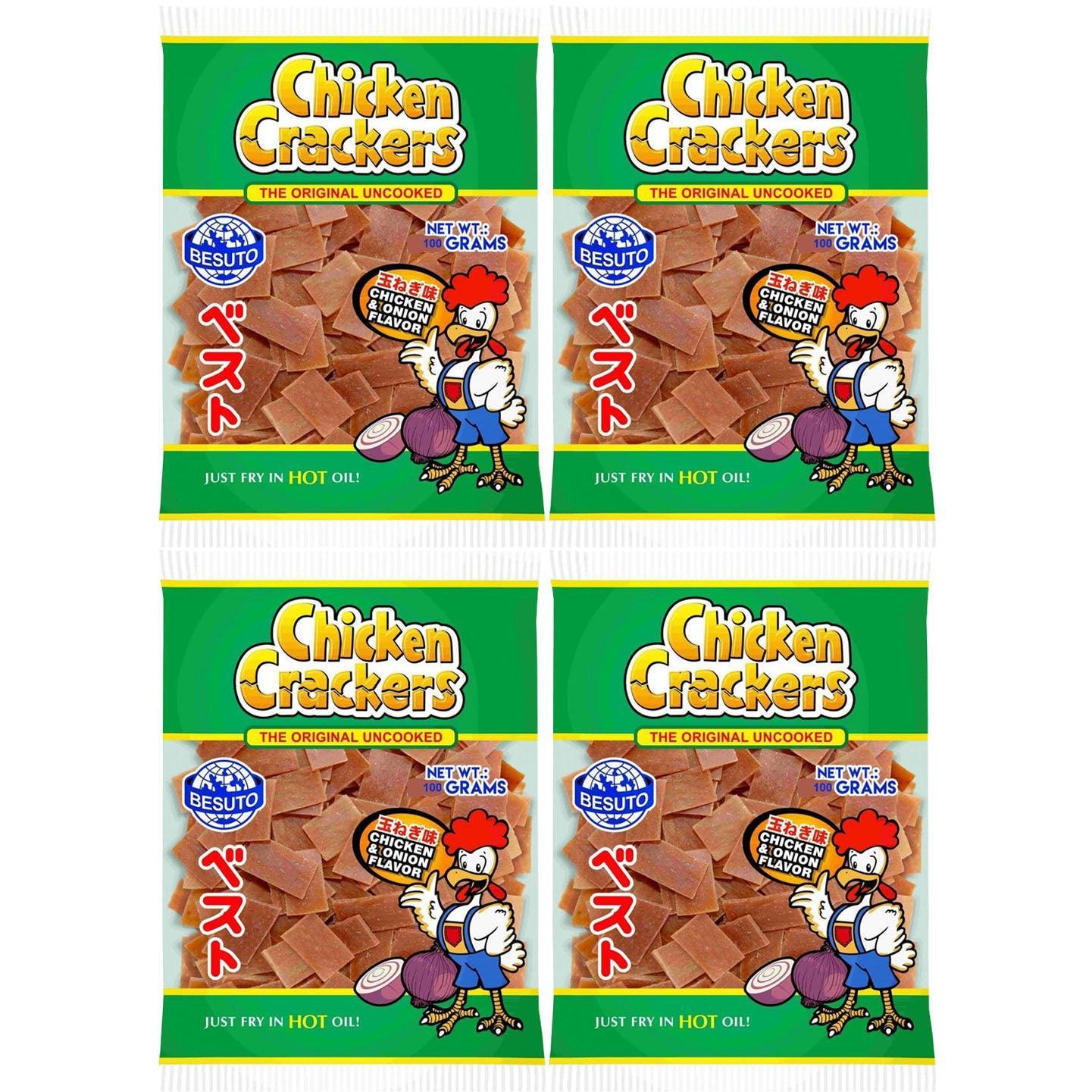 Besuto Chicken Crackers -100gm (3+1) Offer - Pinoyhyper