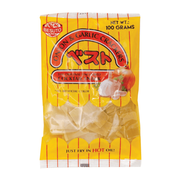 Besuto Onion &amp; Garlic Crackers Uncooked - 100g - Pinoyhyper