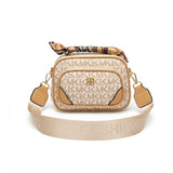 Monogram Wide-Strap Crossbody Bag - 500