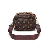 Monogram Wide-Strap Crossbody Bag - 500